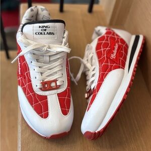 Colaboration Sneakers atmos Tokyo X Budweiser by Garrixon Mens Sz 7.5/women 9